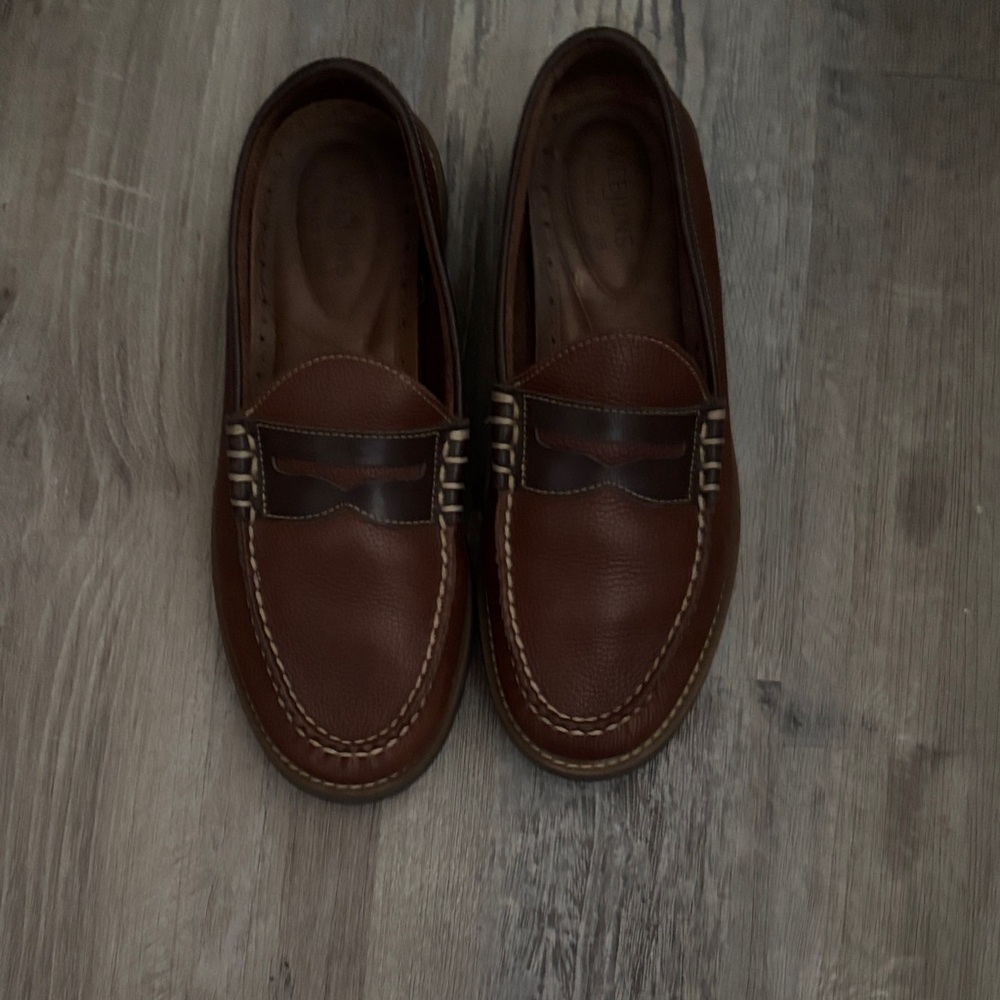 Weejuns Bass Lenox Larson Saddle Tan Loafers